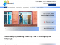 fensterputzerhamburg-24.de Webseite Vorschau