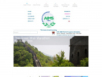 aims-worldrunning.org Webseite Vorschau