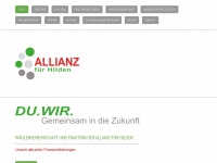 allianzfuerhilden.de Webseite Vorschau