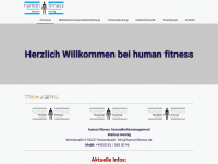 humanfitness.de Webseite Vorschau