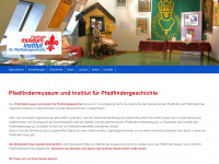 pfadfindermuseum.org Webseite Vorschau