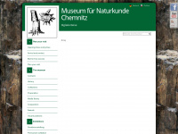 naturkundemuseum-chemnitz.de Webseite Vorschau