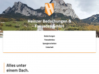 heinzer-bedachungen.ch Webseite Vorschau