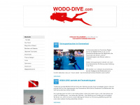 wodo-dive.com Webseite Vorschau