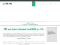 m-edv.info Webseite Vorschau