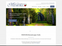 memora-bestattungen.de Webseite Vorschau