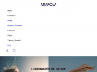 amapolaveganshop.com Webseite Vorschau