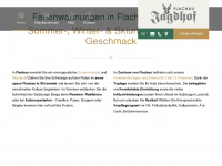 jagdhof-flachau.at Webseite Vorschau