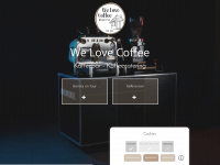 we-love-coffee.at Webseite Vorschau