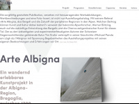 arte-albigna.ch Webseite Vorschau