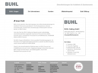 buhl-gruppe.de Webseite Vorschau