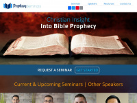 prophecyseminars.com Webseite Vorschau