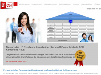 personalentwicklungskonzept-dicon.de Webseite Vorschau