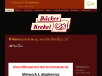 baecker-krekel.de Webseite Vorschau