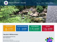 dpsg-warndt-scouts.de Webseite Vorschau