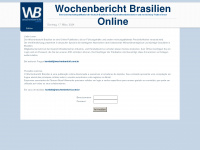 wochenbericht.com.br Webseite Vorschau