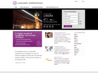 languageinternational.it Webseite Vorschau