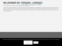 premium-livebands.de Webseite Vorschau