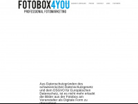 fotobox4you.ch Webseite Vorschau