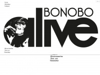 bonobo-alive.org Webseite Vorschau