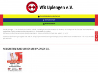 vfb-uplengen.de Webseite Vorschau