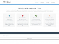 ting-schule.de Webseite Vorschau
