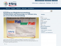 dpsg-lh.de Webseite Vorschau