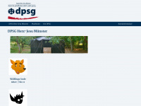 dpsg-herz-jesu-muenster.de Webseite Vorschau
