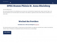 dpsg-rheinberg.de Webseite Vorschau