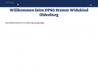 dpsg-widukind-ol.de Webseite Vorschau