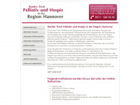 palliativ-hospiz-hannover.info Webseite Vorschau