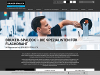 bruker-spaleck.com Webseite Vorschau