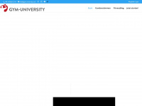 gym-university.com Webseite Vorschau