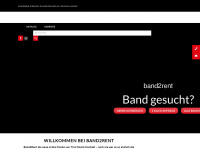 band2rent.com Webseite Vorschau