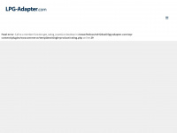 lpg-adapter.com Webseite Vorschau