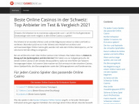 schweizercasinosonline.com Webseite Vorschau