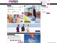 markentextilien.ch Webseite Vorschau