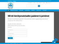 miltek.fi Webseite Vorschau