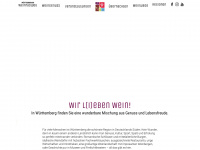 weinwege-wuerttemberg.de Webseite Vorschau