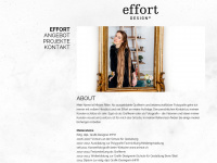 effort-design.ch Webseite Vorschau