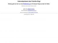familie-kögl.de Webseite Vorschau