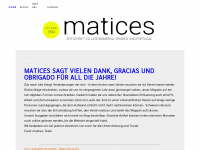 matices-magazin.de Webseite Vorschau