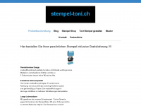 stempel-toni.ch Webseite Vorschau