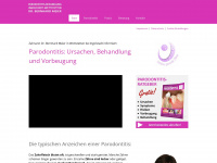 parodontitisbehandlung-ingolstadt-wettstetten.de Webseite Vorschau