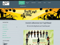 frognbeatz.de Webseite Vorschau