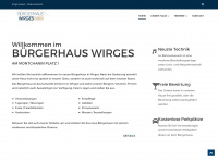 buergerhaus-wirges.de Webseite Vorschau