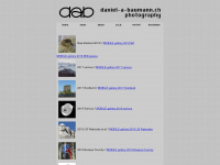dabphotography.ch Webseite Vorschau