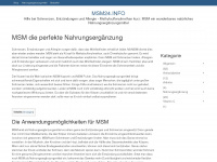 msm24.info Webseite Vorschau