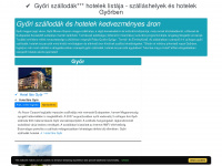 gyoriszallodakhotelek.hu Webseite Vorschau