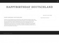 happybirthday-deutschland.de Webseite Vorschau